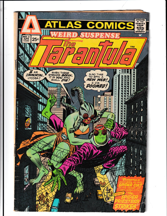 Weird Suspense #2 (1975) Featuring Tarantula Atlas Comics