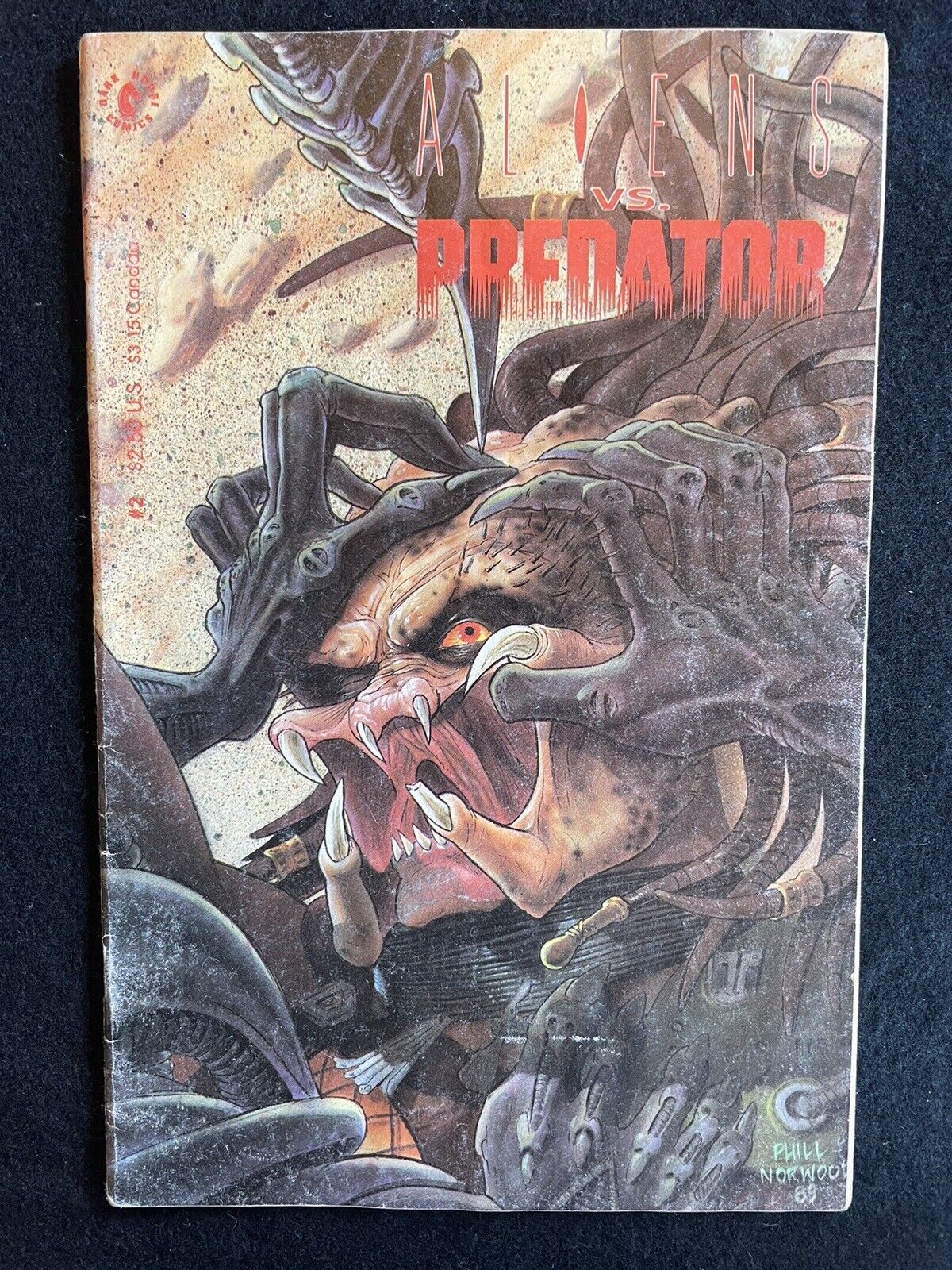 Aliens vs Predator #2 (1990) Dark Horse Comics