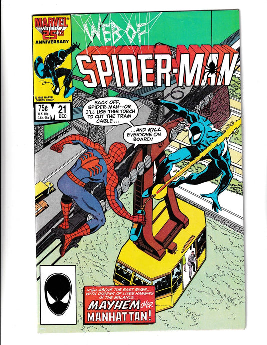 Web of Spider-Man #21 (1986) Marvel Comics