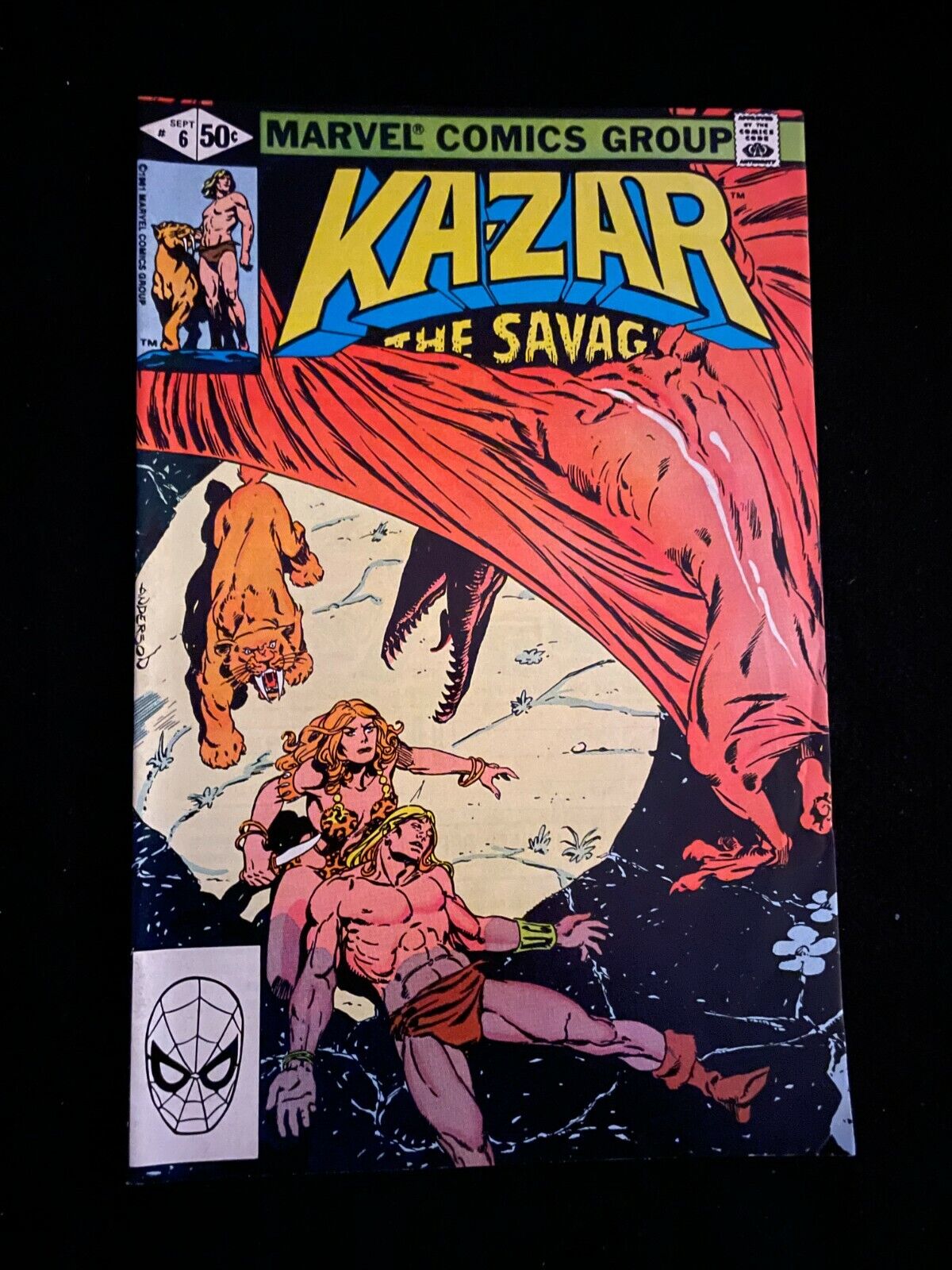 Ka-Zar The Savage #6 Sept 1981 Direct Sale Edition