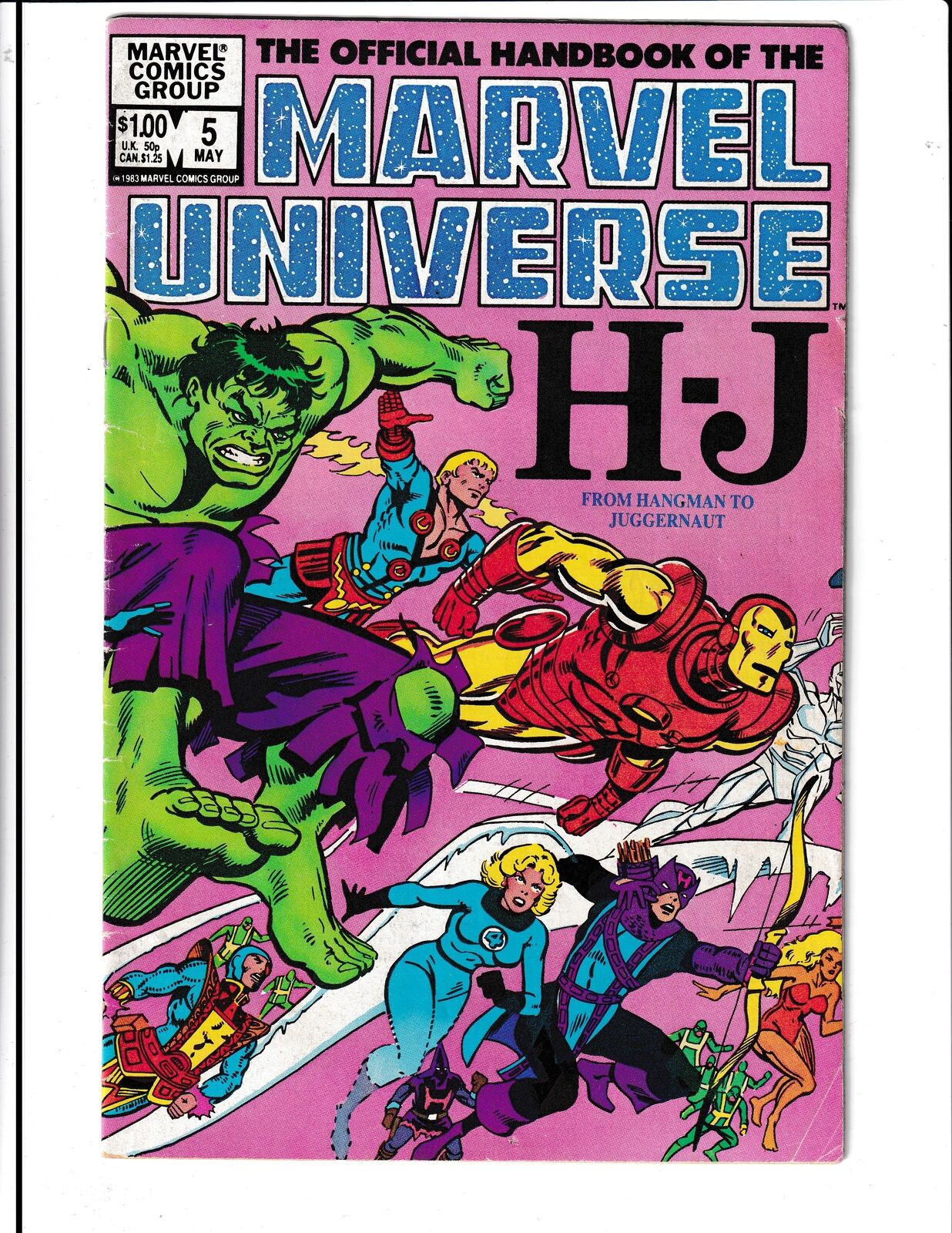 Official Handbook of the Marvel Universe #5 (1983) Marvel Comics