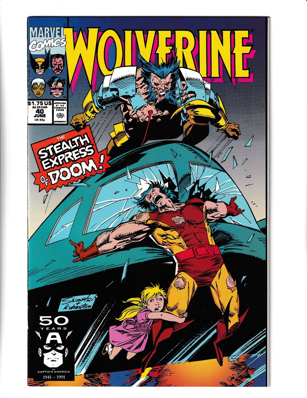 Wolverine #40 (1991) High Grade Marvel Comics