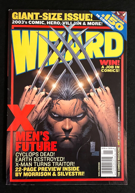 Wizard Comics Magazine #147 2004 - Wolverine Cover