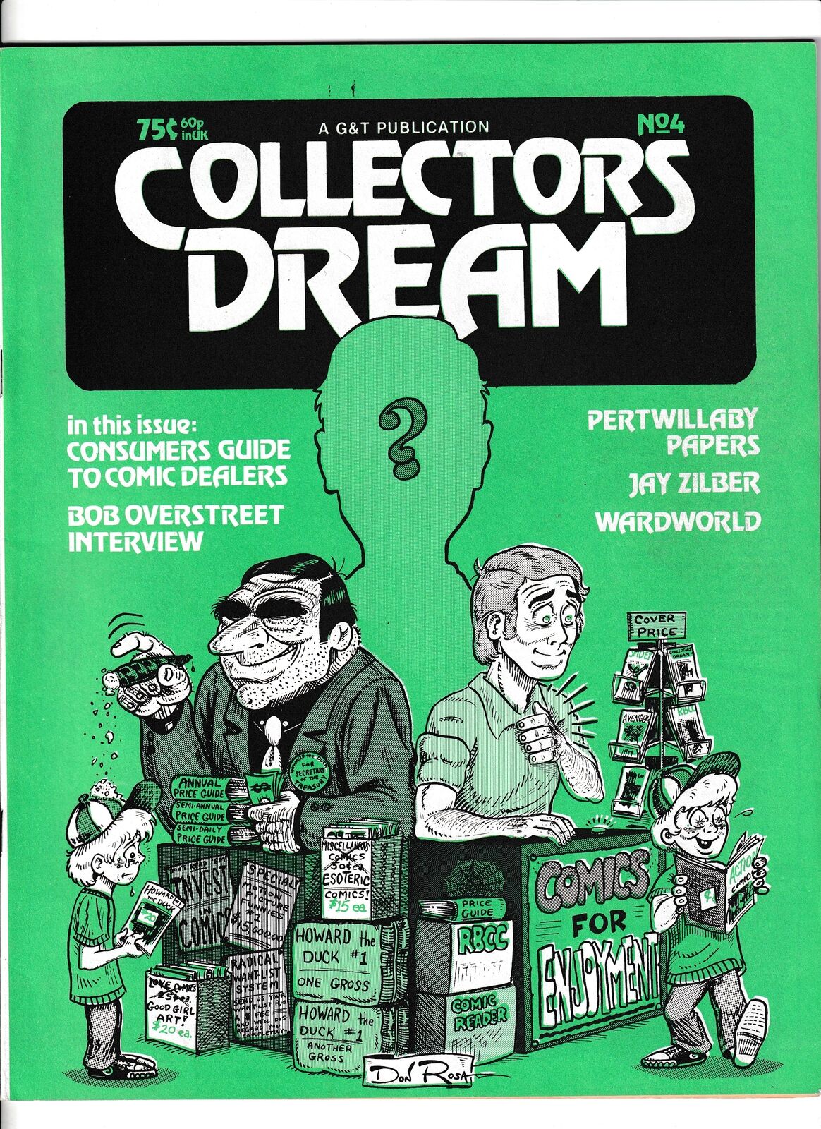 Collectors Dream #4 (1977) HIGH GRADE G & T Comics