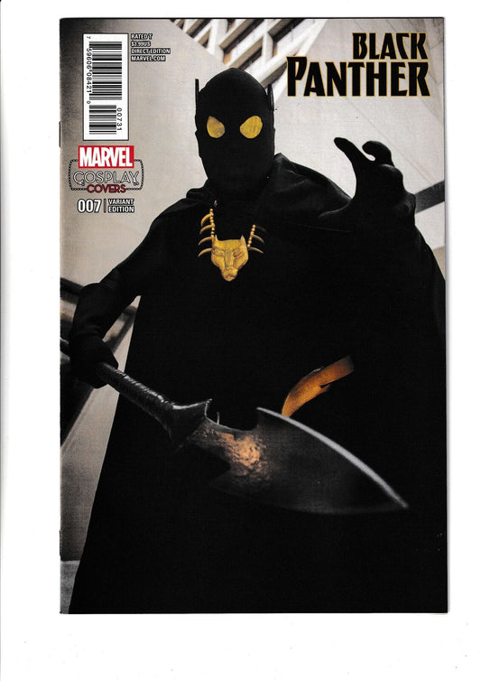 Black Panther #7c (2016) 1 in 15 Cosplay Variant HIGH GRADE Marvel Comics