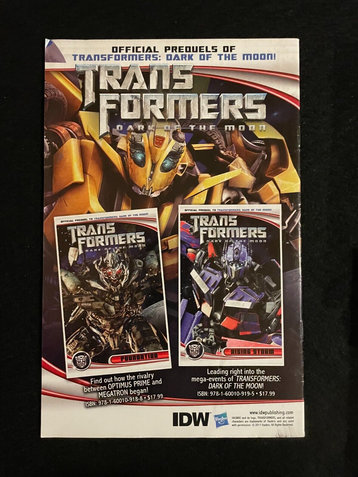 Transformers: Dark of the Moon Movie Adaptation #2 2011