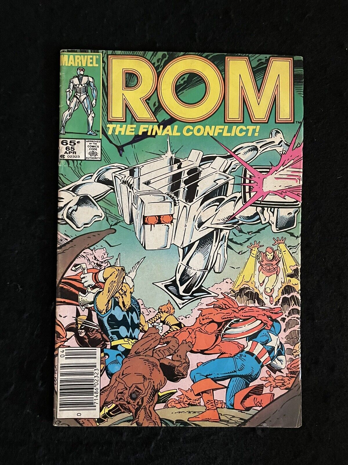 ROM Space Knight #65 1985 - Avengers LOW GRADE