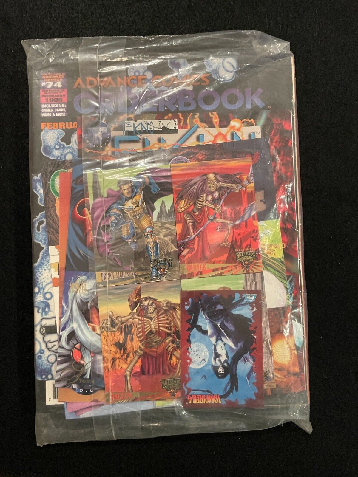 Advance Comics #74 1995 - Still in Bag with Promo Sheets of Cards