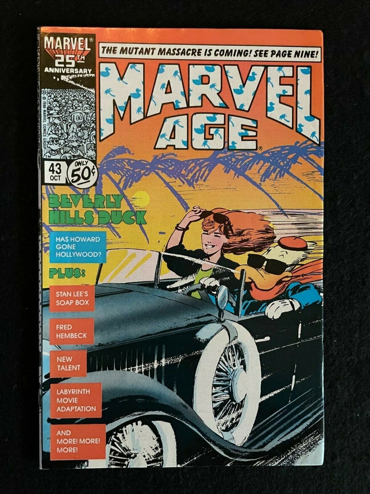 Marvel Age #43 Beverly Hills Duck Oct 1986