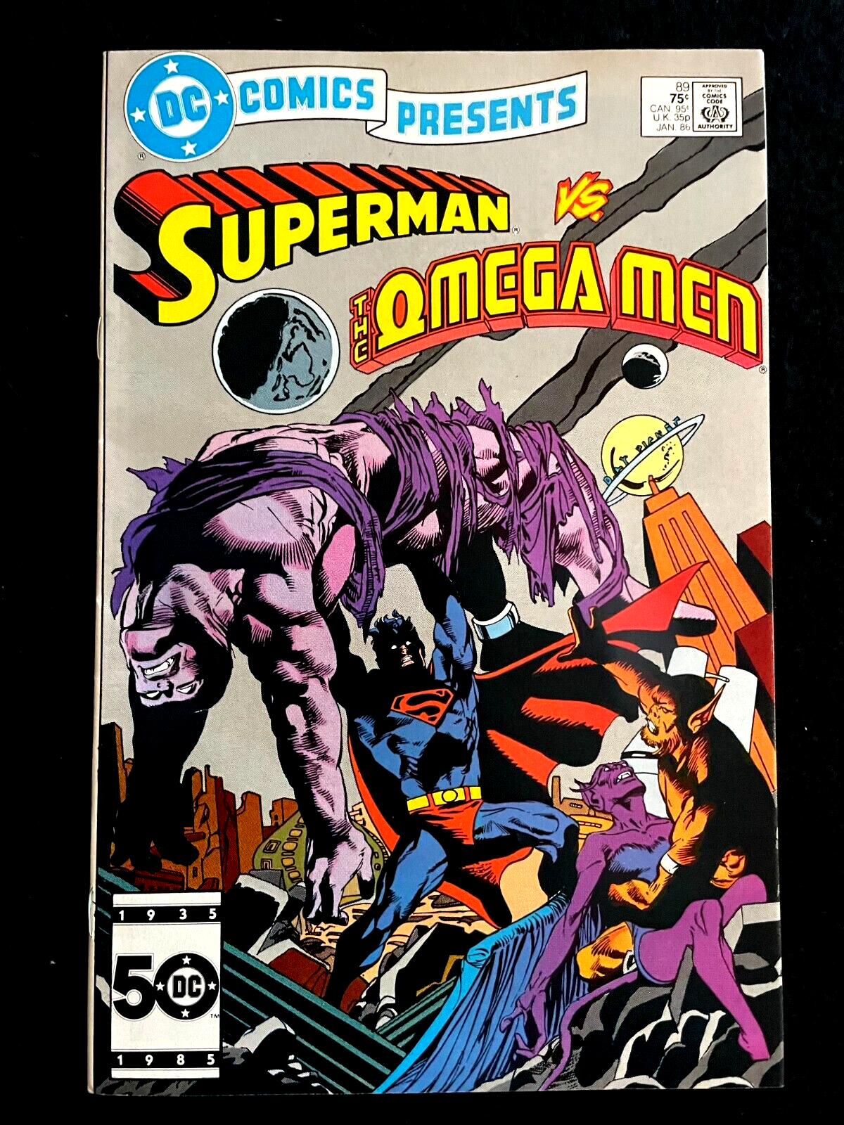 DC Comics Presents #89 1986 - Superman vs. Omega Men - VERY HIGH GRADE