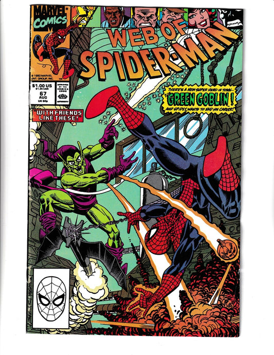 Web of Spider-Man #67 (1990) Marvel Comics