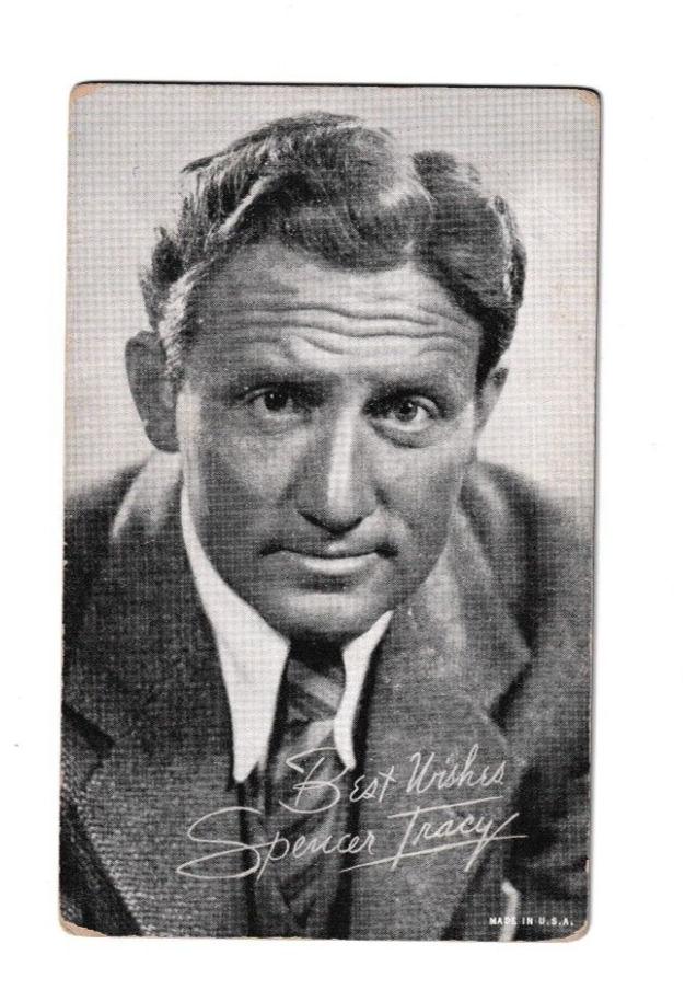 Arcade Cards 1940's - Celebrities - Spencer Tracy