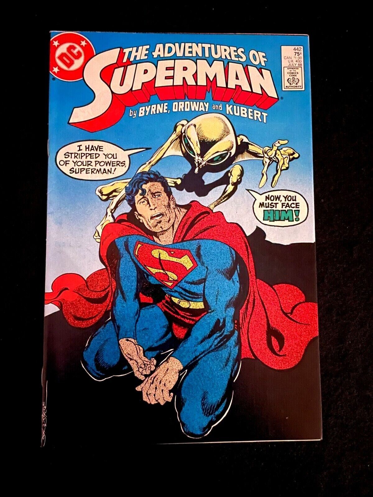 Adventure of Superman #442 1988 - VERY HIGH GRADE