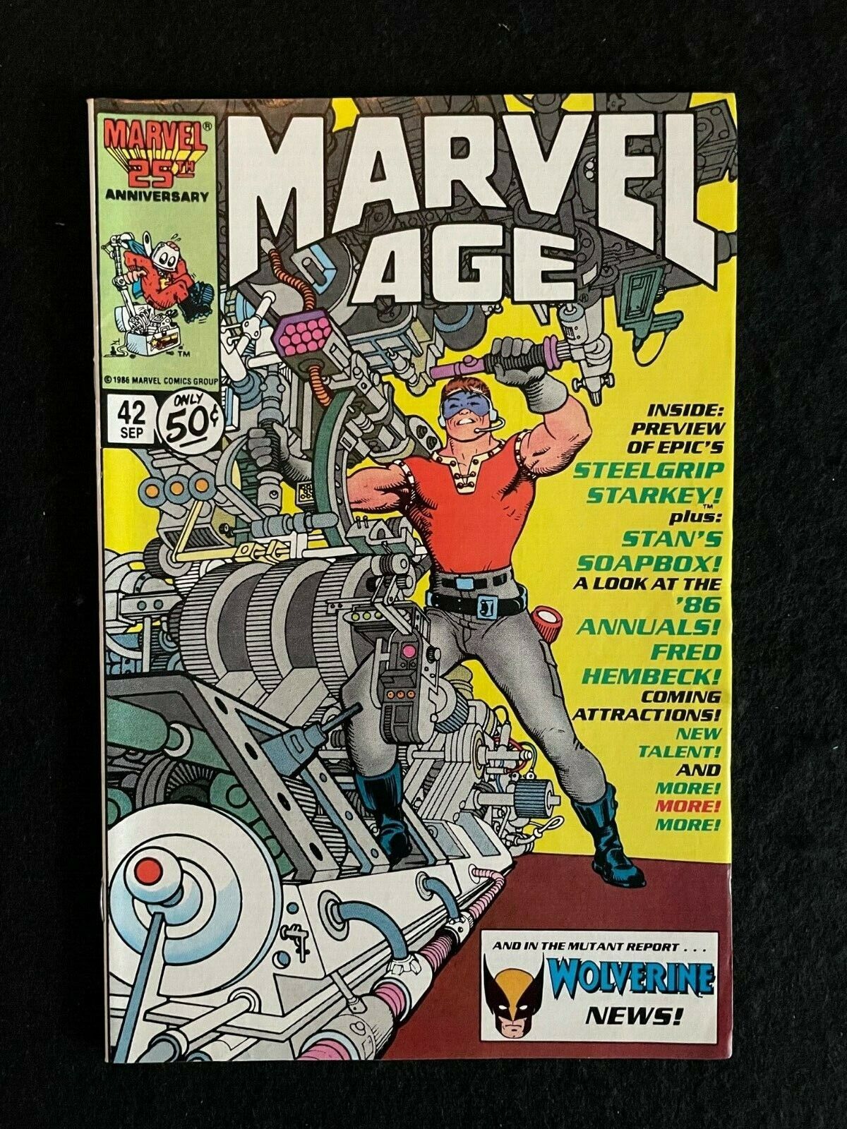 Marvel Age #42 Stan's Soapbox Preview Sept 1986