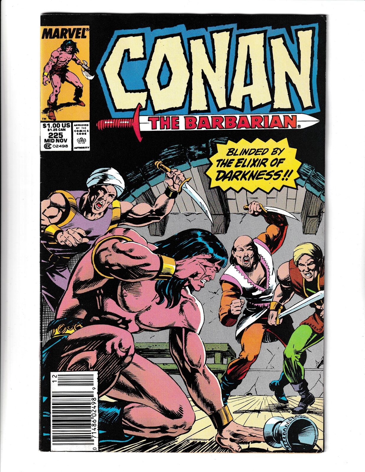 Conan the Barbarian #225 (1989) Marvel Comics