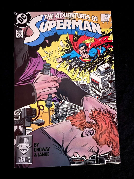 Adventure of Superman #445 1988 - VERY HIGH GRADE