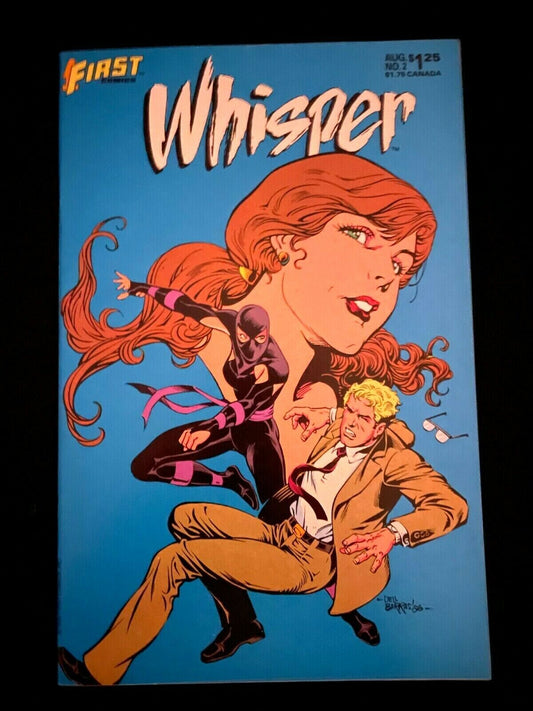 Whisper #2 Aug 1986 First Comics HIGH GRADE VF/NM