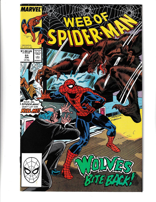 Web of Spider-Man #51 (1989) Marvel Comics