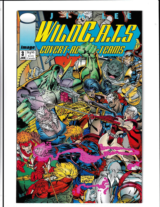 WildC.A.T.S Covert Action-Teams #3 (1992) Image Comics