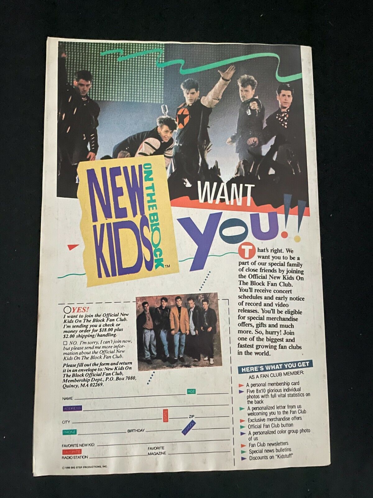 The New Kids on the Block Comic Tour 1990 #2 1990