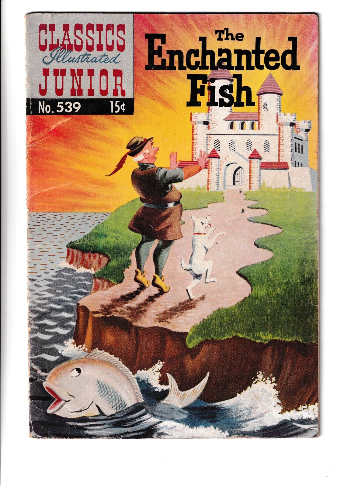 Classics Illustrated Junior #539 (1957) Enchanted Fish Gliberton Comics