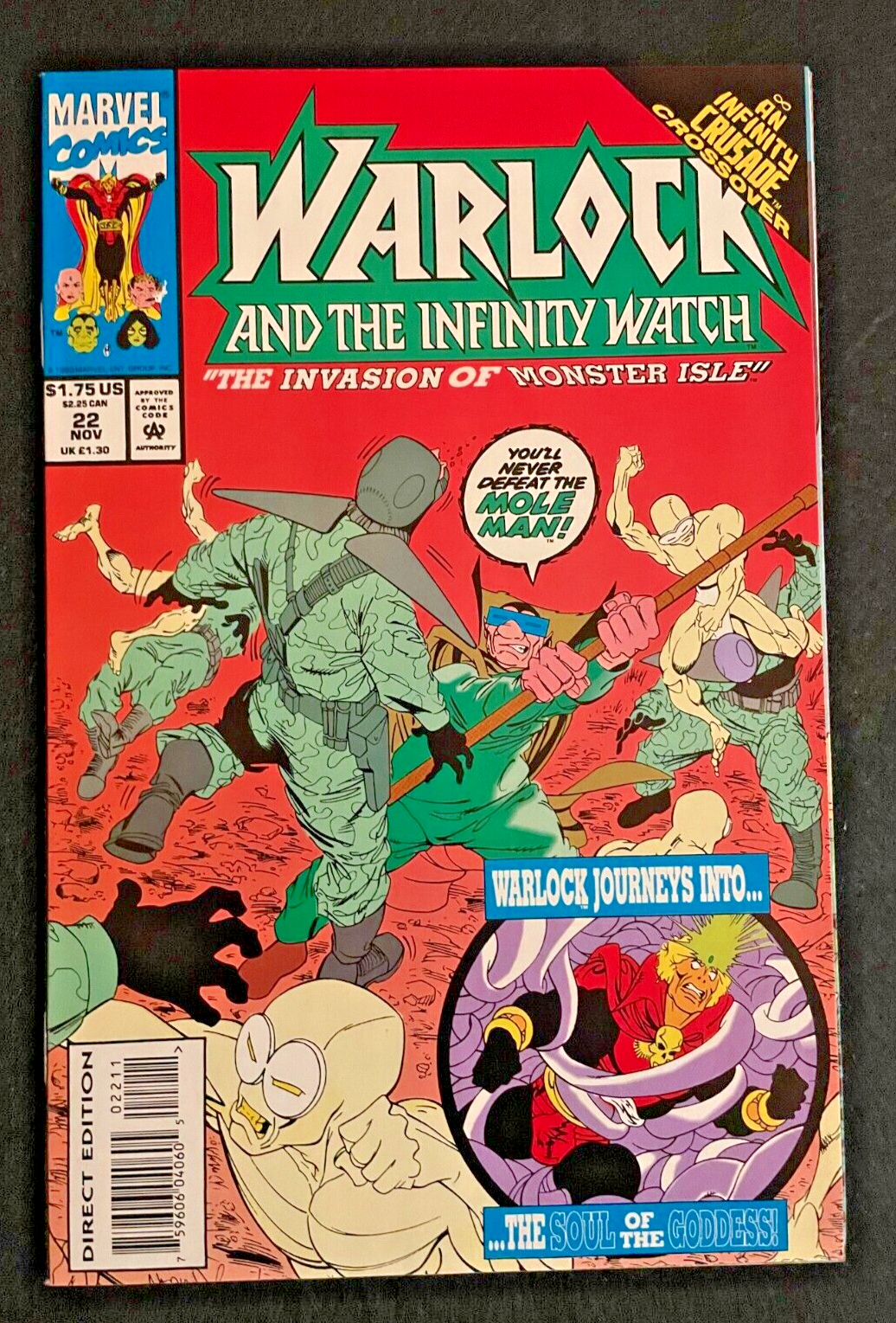 Warlock and the Infinity Watch #22 1993 - VERY HIGH GRADE