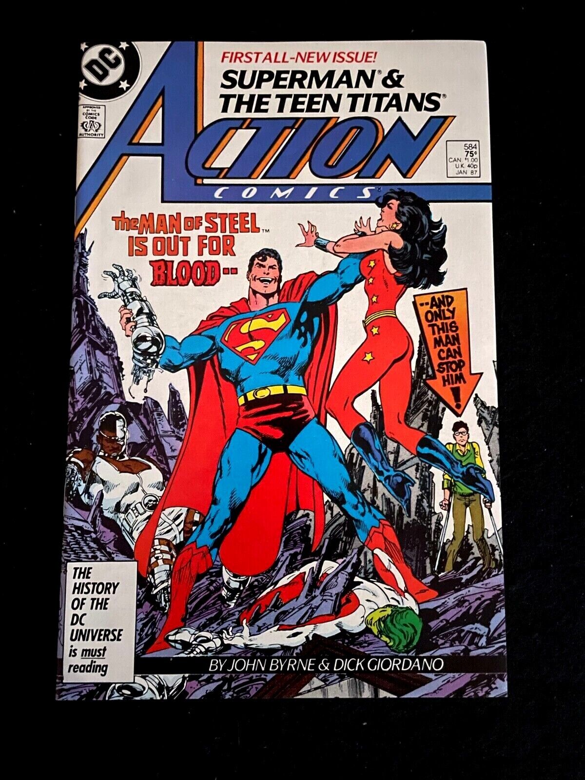 Action Comics #584 1987 - VERY HIGH GRADE