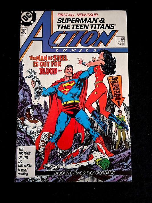 Action Comics #584 1987 - VERY HIGH GRADE