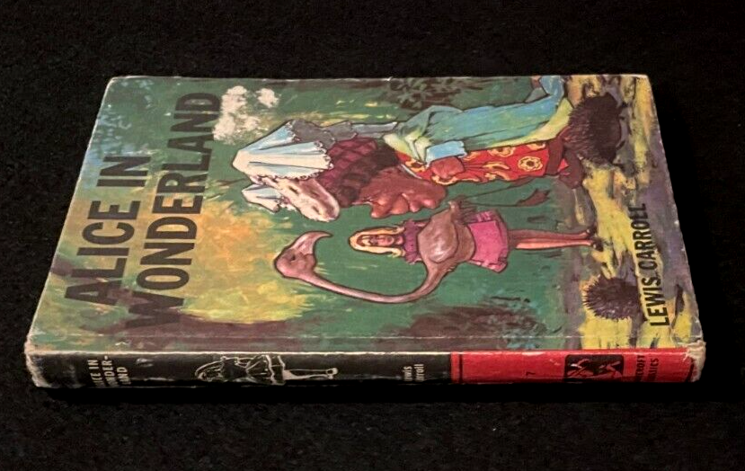 Alice in Wonderland - 1874 Hard Cover Book - Lewis Carroll