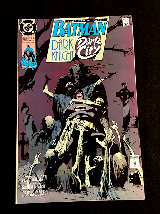 Batman #453 1990 - Part 2 of 3 Dark Knight Dark City - VERY HIGH GRADE