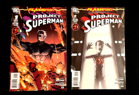 Lot of Two - Project Superman #1-2 2011