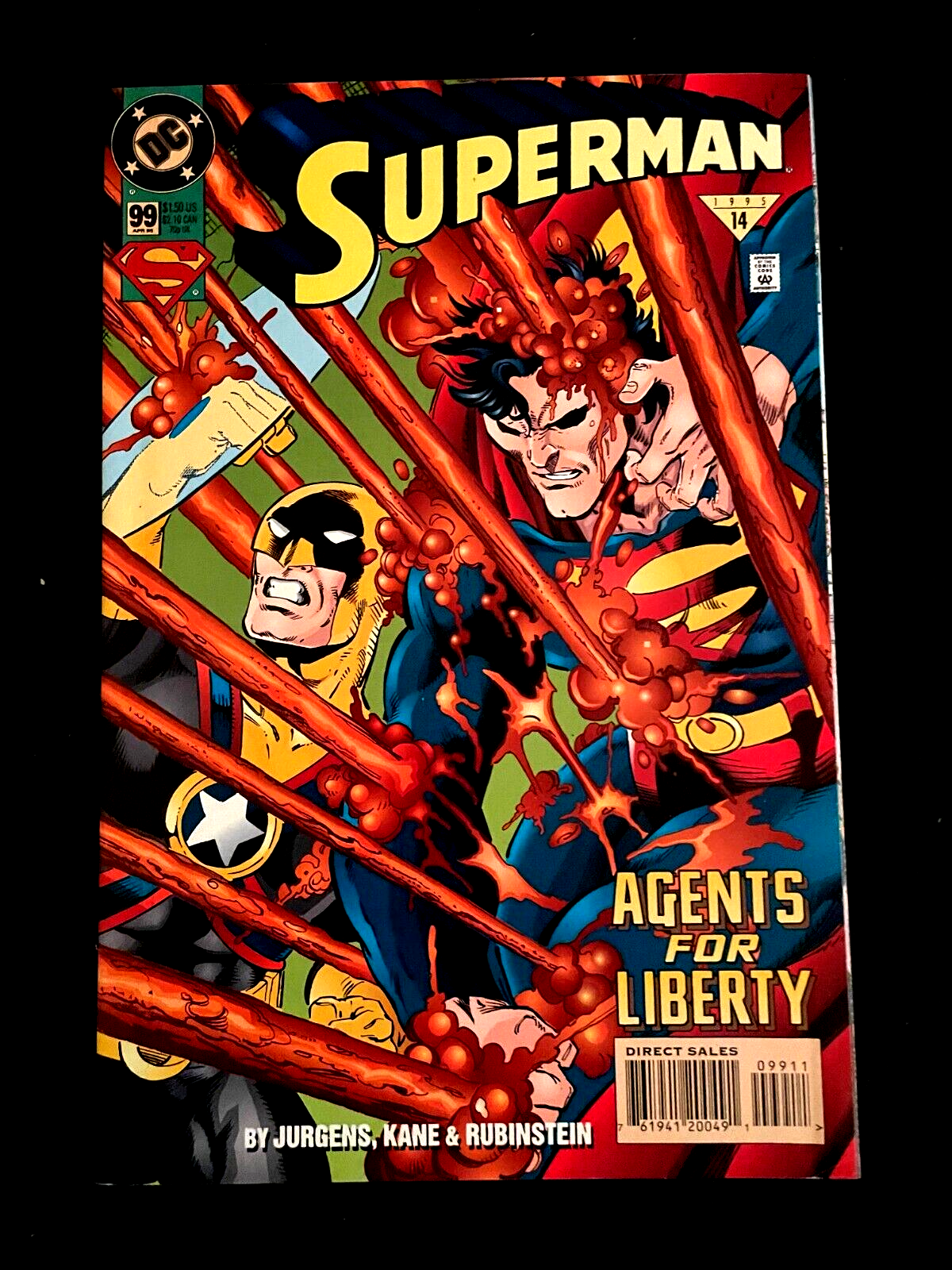 Superman #99 1995 - Agents for Liberty - VERY HIGH GRADE