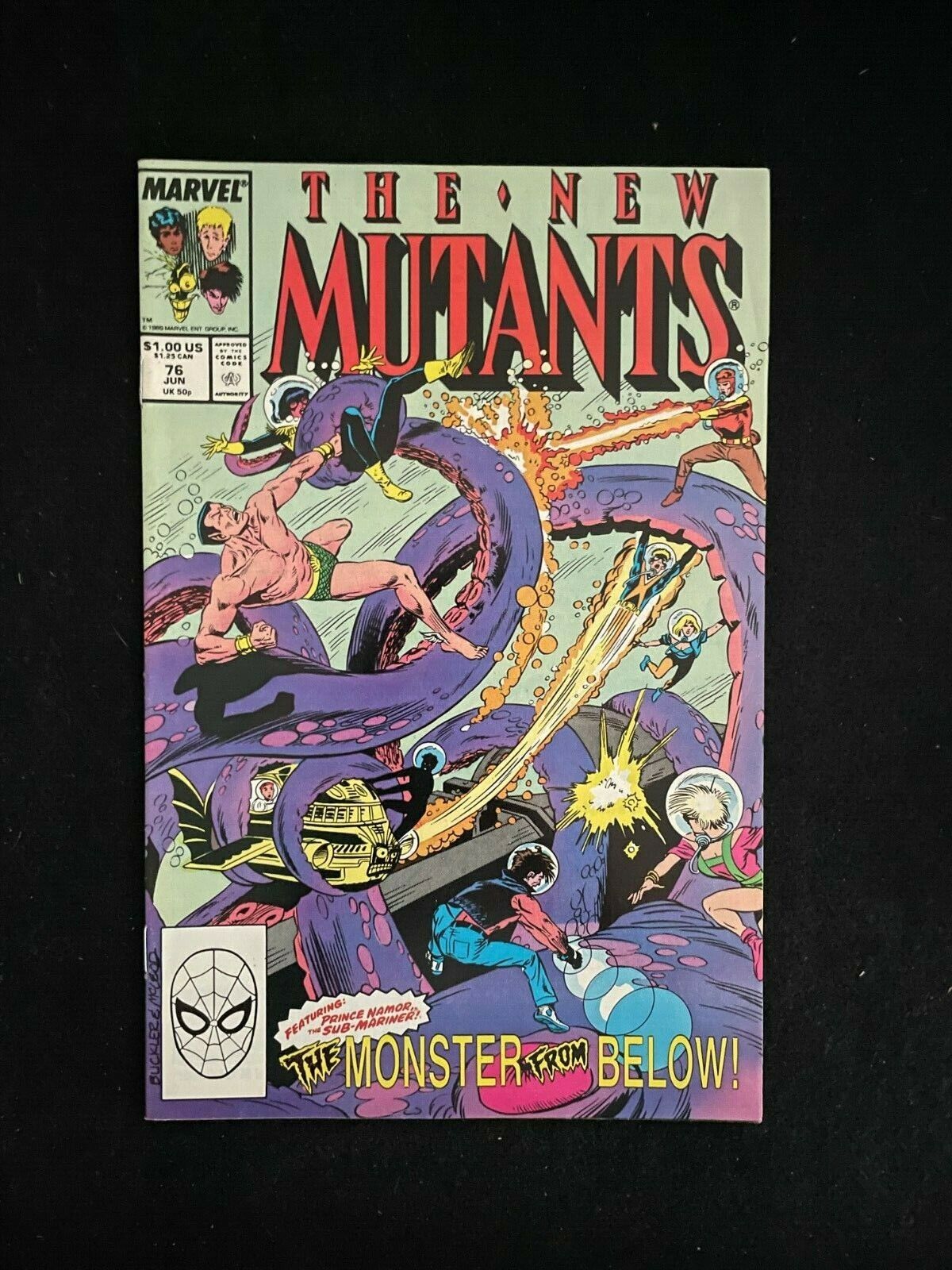 New Mutants #76 "Splash!"  Jun '89 Marvel Comics