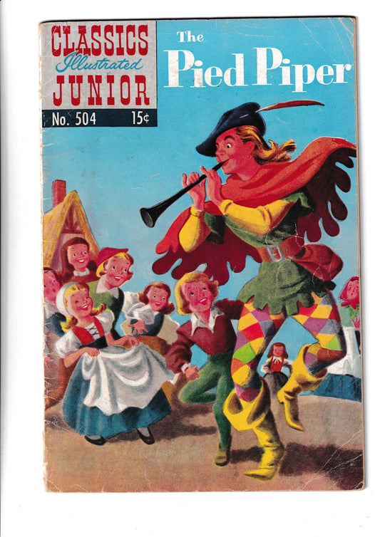 Classics Illustrated Junior #504 (1954) 15 cents edition Gliberton Comics