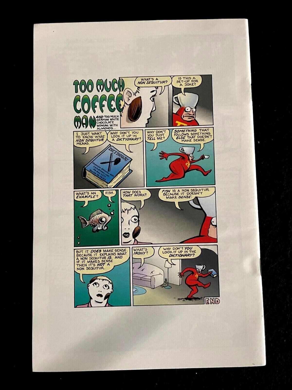 Too Much Coffee Man (4th Print) #2 1996 - HIGH GRADE