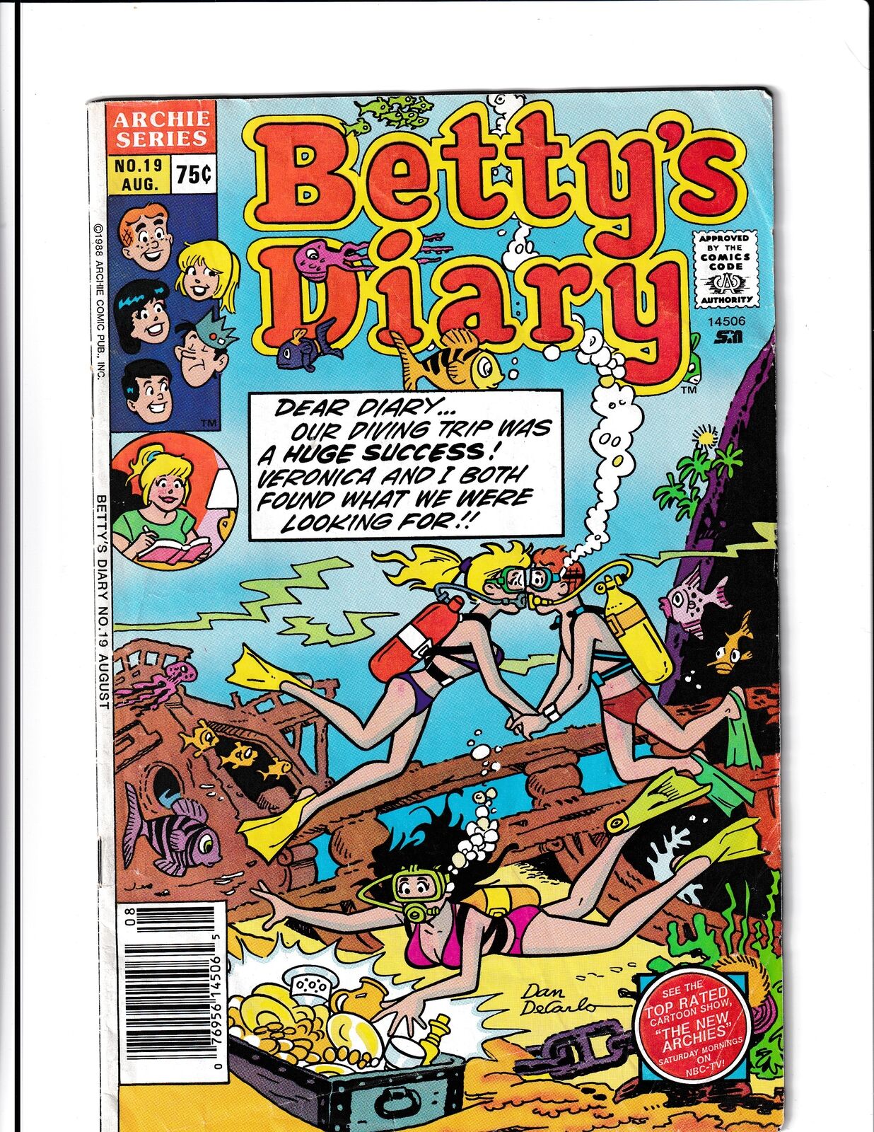 Betty's Diary #19 (1988) Archie Comics