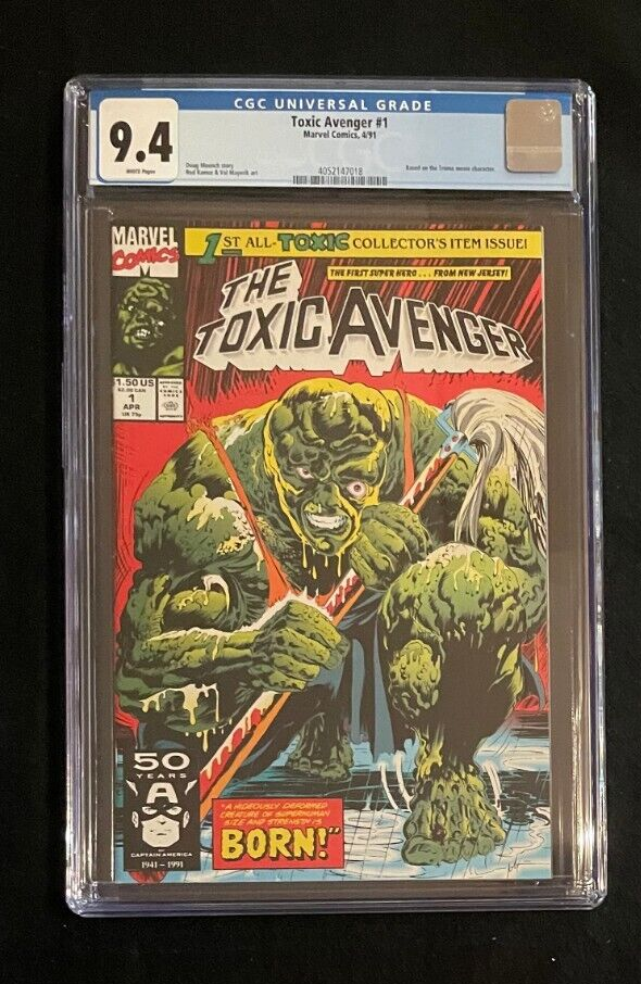 Toxic Avenger #1 CGC 9.4 1991 Marvel Comics