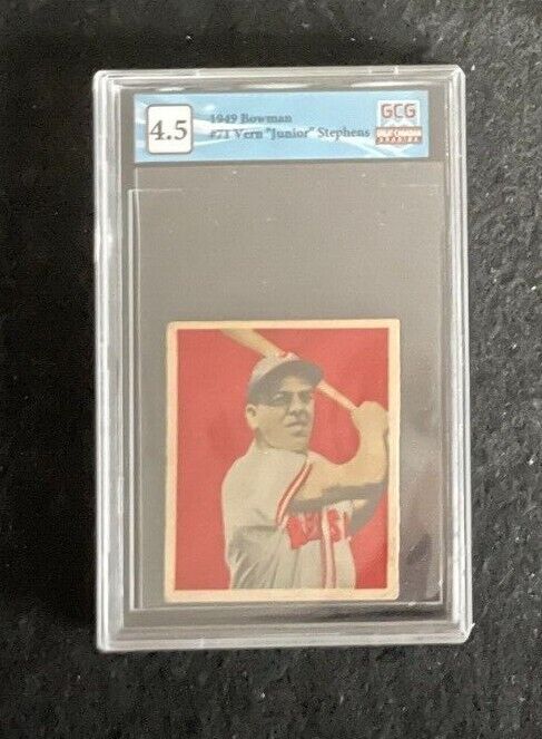 1949 Bowman #71 Vern "Junior" Stephens - GRADED GCG 4.5