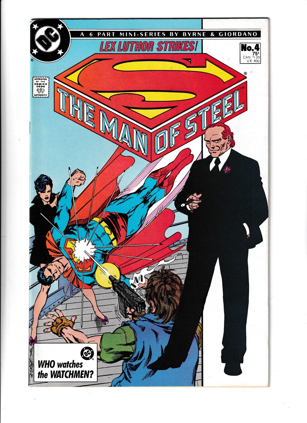 Man of Steel #4 (1986) John Byrne DC Comics