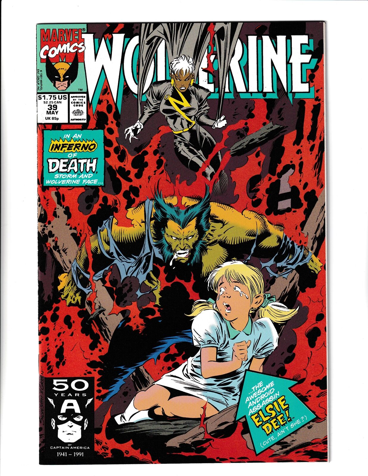 Wolverine #39 (1991) High Grade Marvel Comics