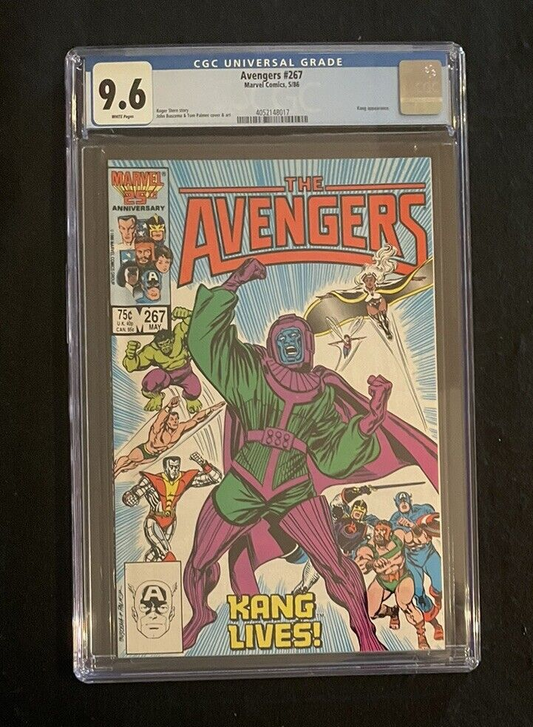 Avengers #267 CGC 9.6 (1986) 1st Council of KANGS, Kang the Conqueror Appearance