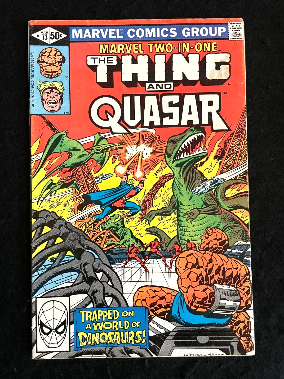 Marvel Two-In-One #73 1981 - The Thing and Quasar