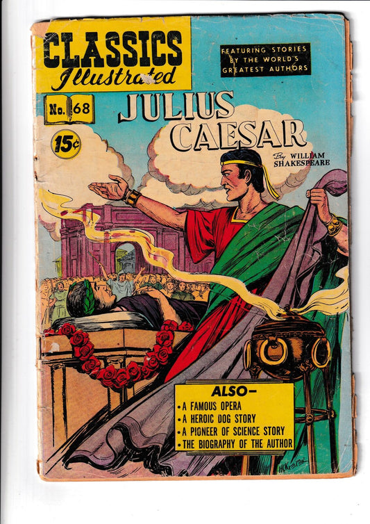 Classics Illustrated #68 #HRN 108 (1950) Gliberton Comics