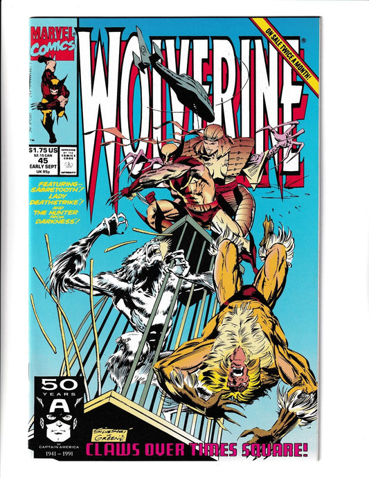 Wolverine #45 (1991) High Grade Marvel Comics