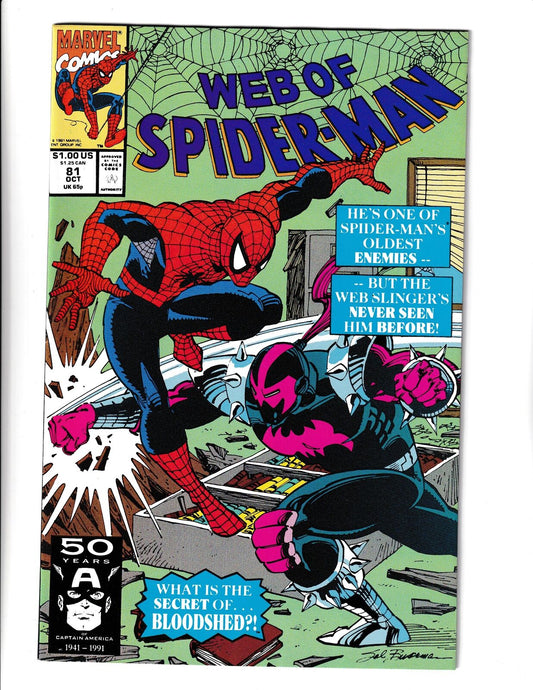 Web of Spider-Man #81 (1991) Marvel Comics