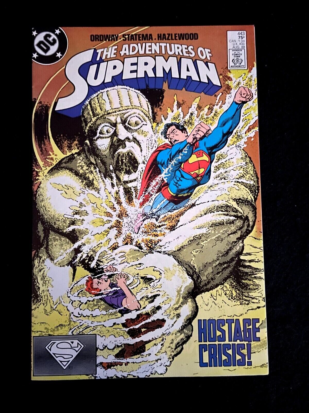 Adventure of Superman #443 1988 - VERY HIGH GRADE