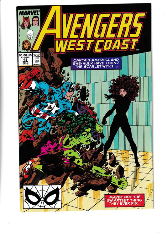 Avengers West Coast #48 (1989) Marvel Comics