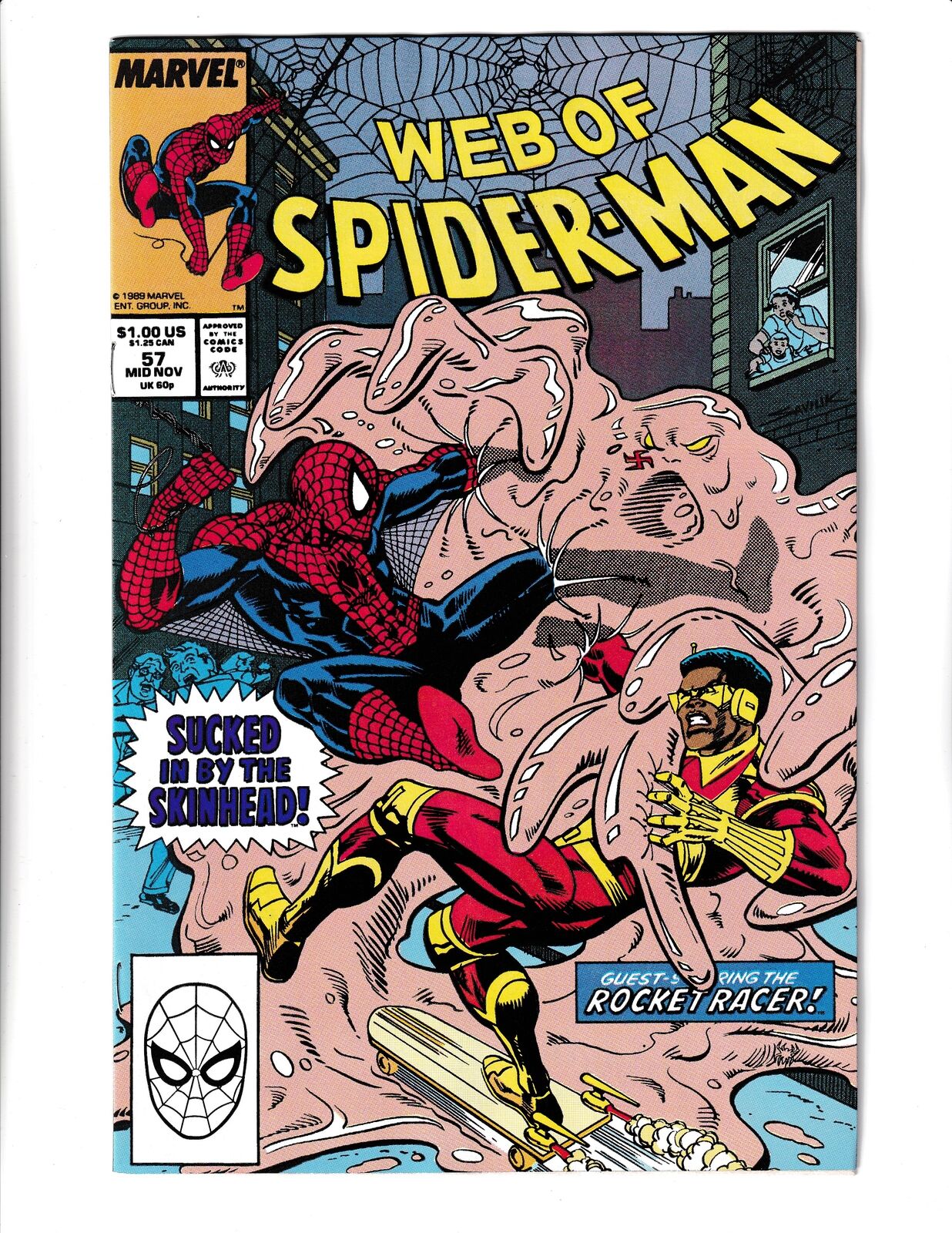 Web of Spider-Man #57 (1989) Marvel Comics