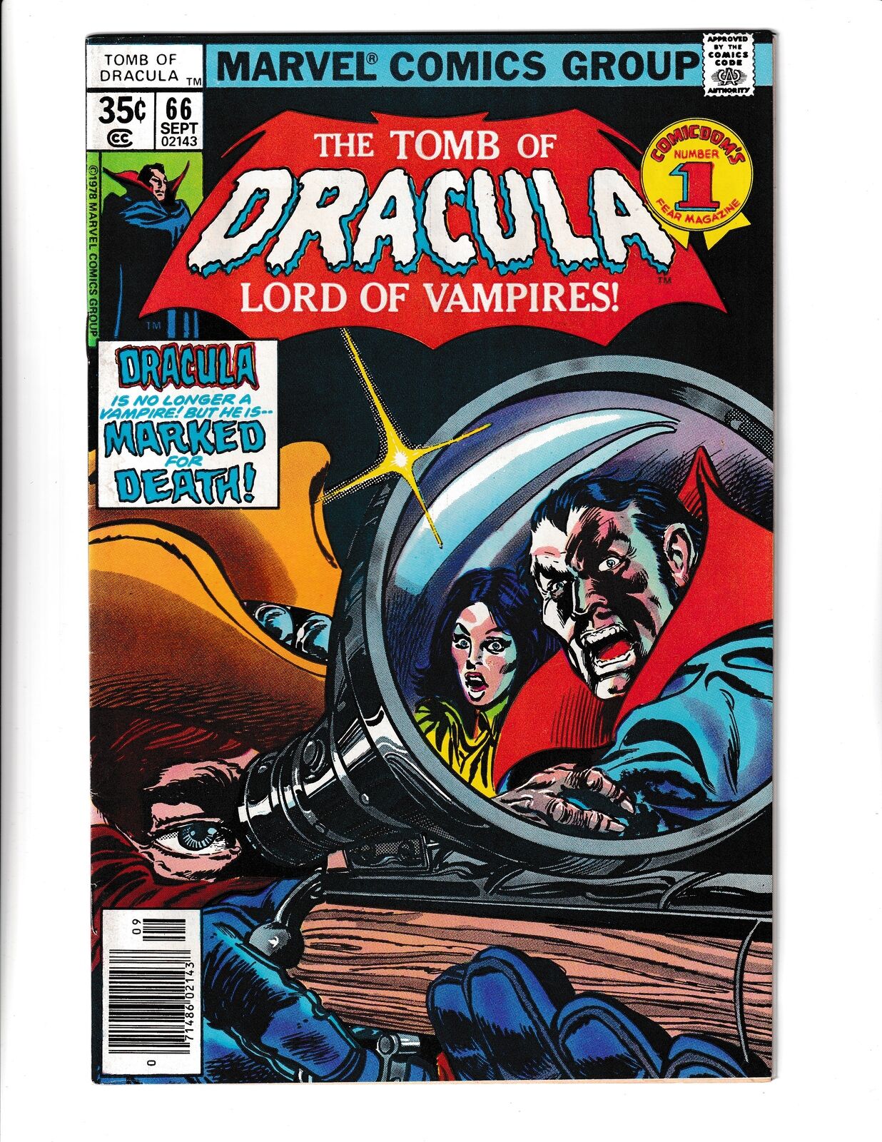 Tomb of Dracula #66 (1978) Marvel Comics