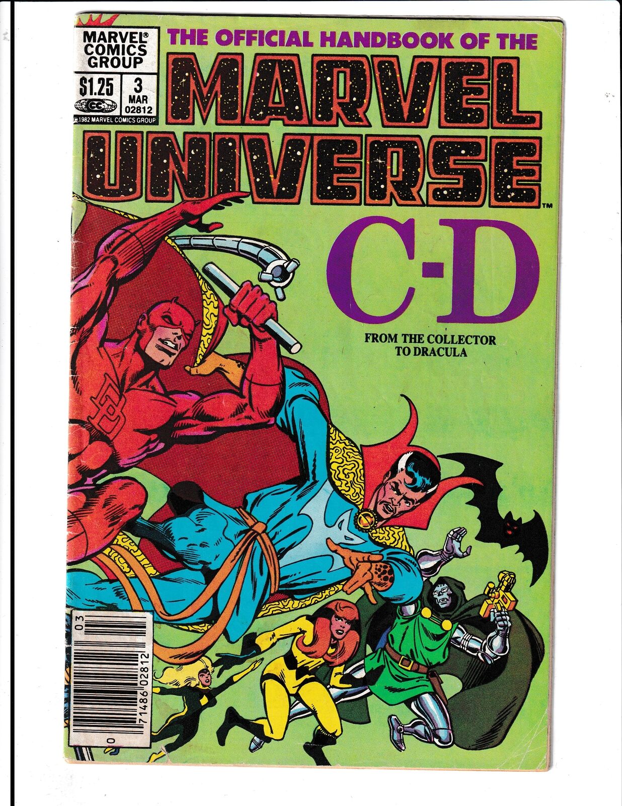 Official Handbook of the Marvel Universe #3 (1983) CDN Newsstand Marvel Comics